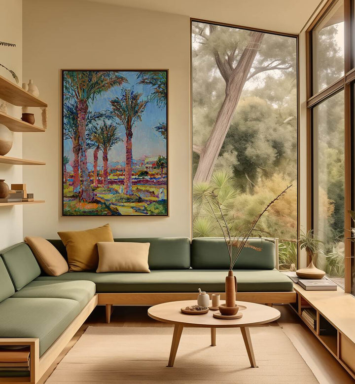 PALM TREES , LANDSCAPE PAINTINGS