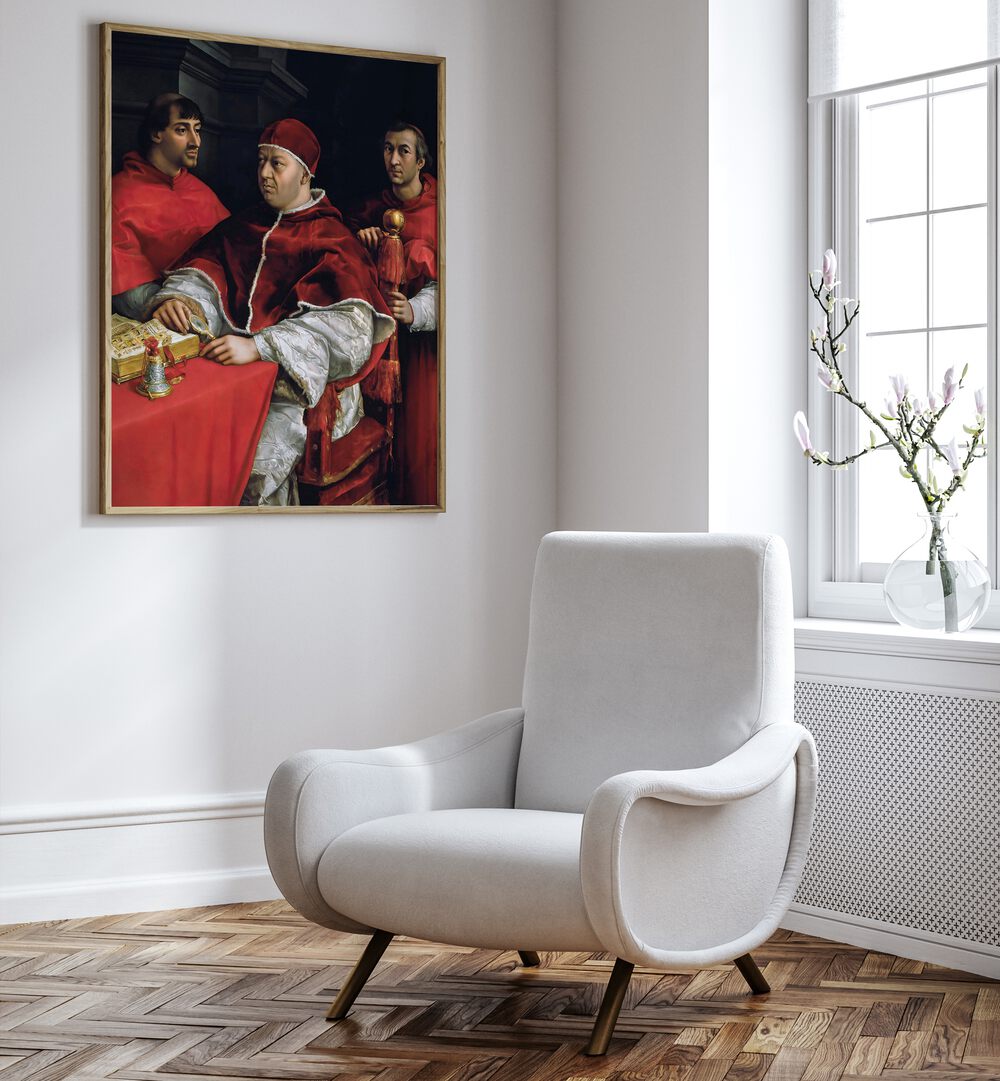 PORTRAIT OF POPE LEO X  , VINTAGE PAINTINGS