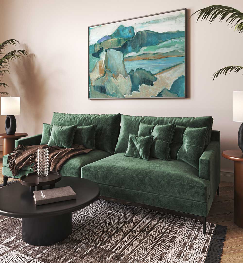 Enhance your space with NATURAL WORLD I, LANDSCAPE PAINTINGS, showcasing stunning nature-inspired art in vibrant colors.