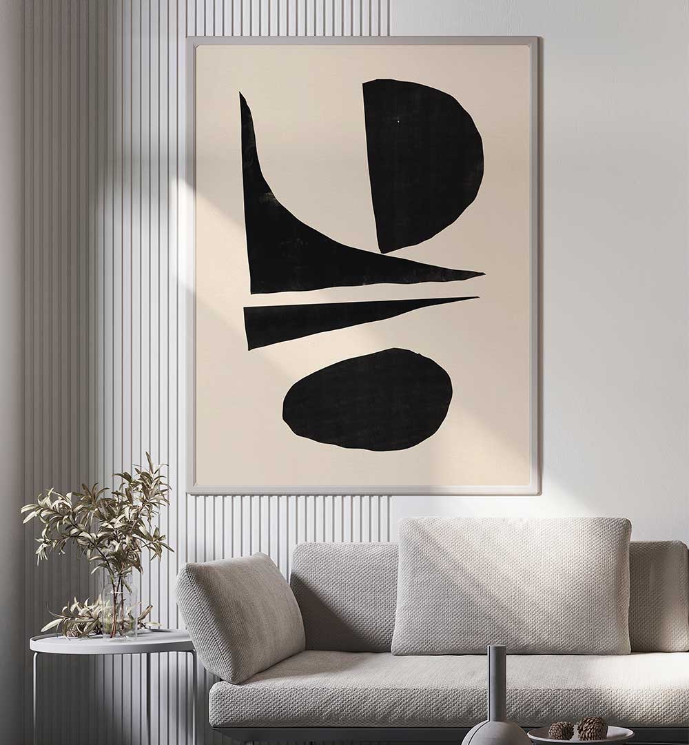 DECORATIVE SHAPES , ABSTRACT PAINTINGS