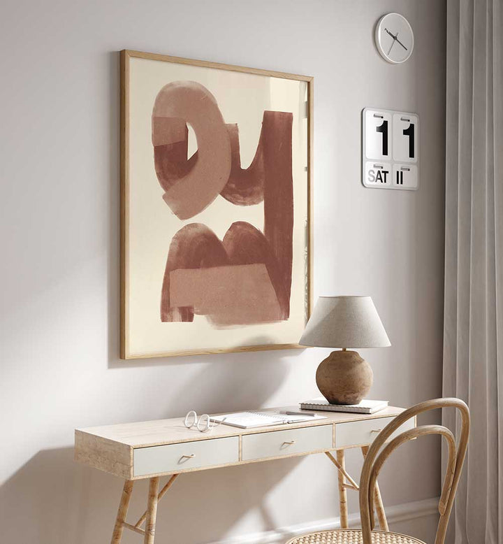 RUSTIC ABSTRACT XIII , ABSTRACT PAINTINGS