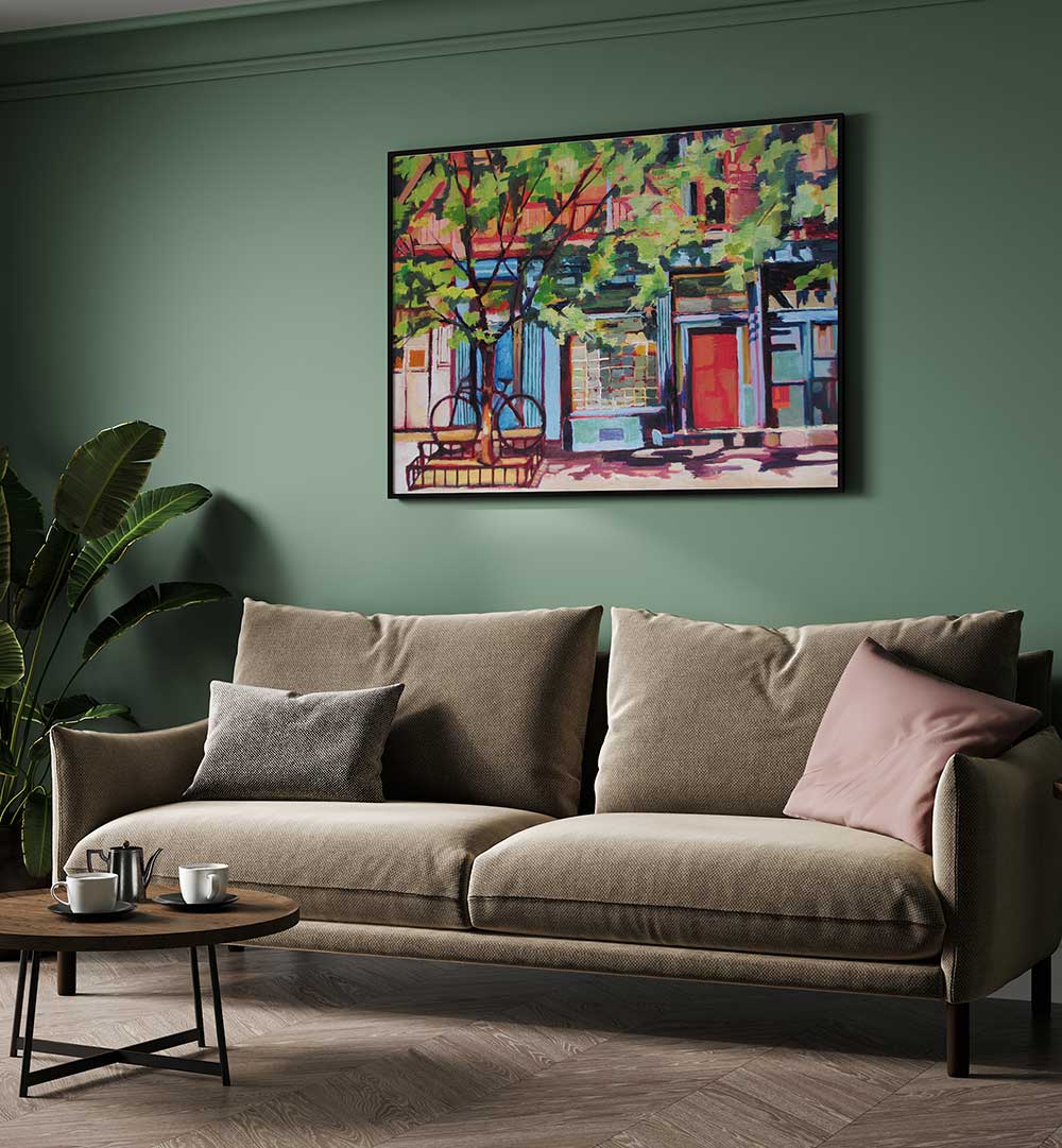 WEST VILLAGE , LANDSCAPE PAINTINGS