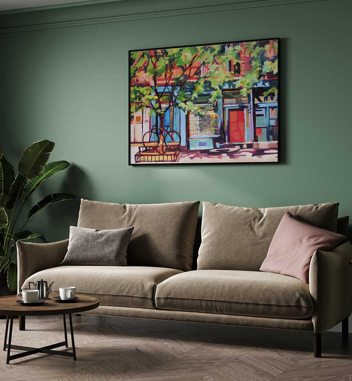 WEST VILLAGE , LANDSCAPE PAINTINGS