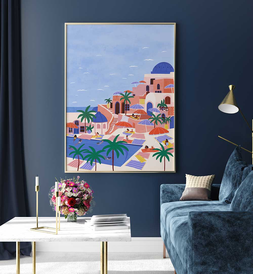 SUMMER VACATION , BEACH PAINTINGS
