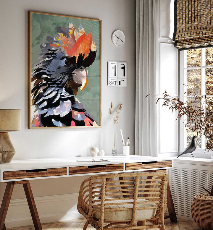 COCKATOO , ANIMAL PAINTINGS