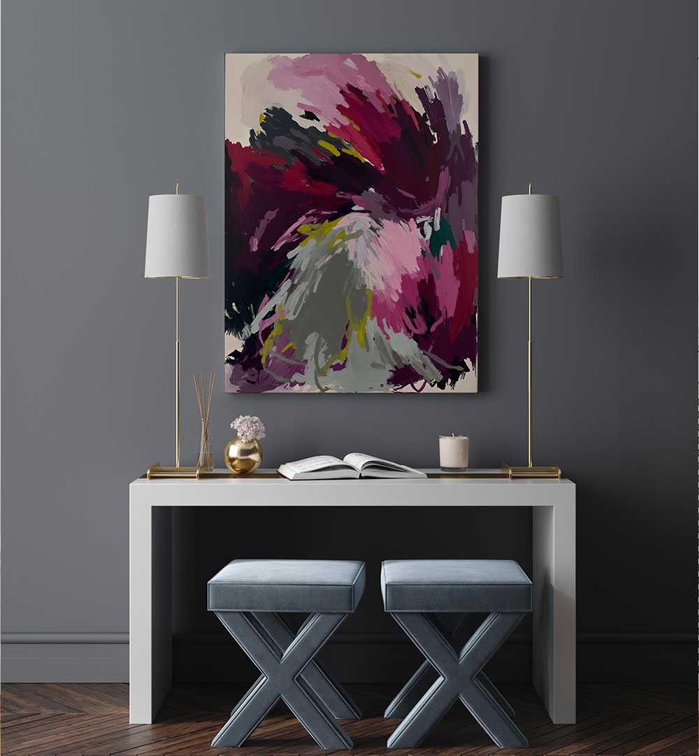 YIELD , ABSTRACT PAINTINGS