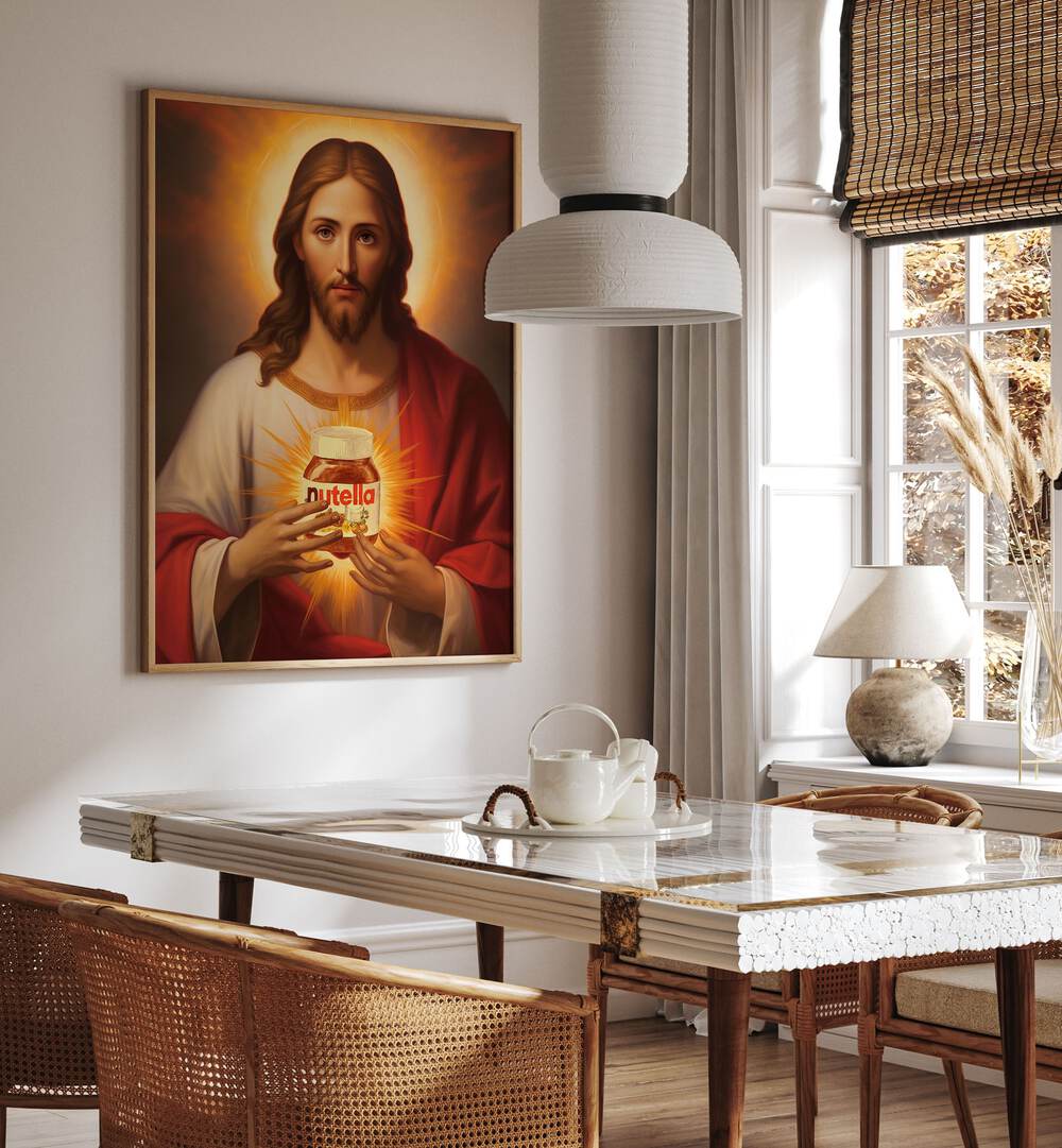 Transform your space with the SWEET LORD, ALTERED ART PRINTS by Dikhotomy, a captivating statement piece.