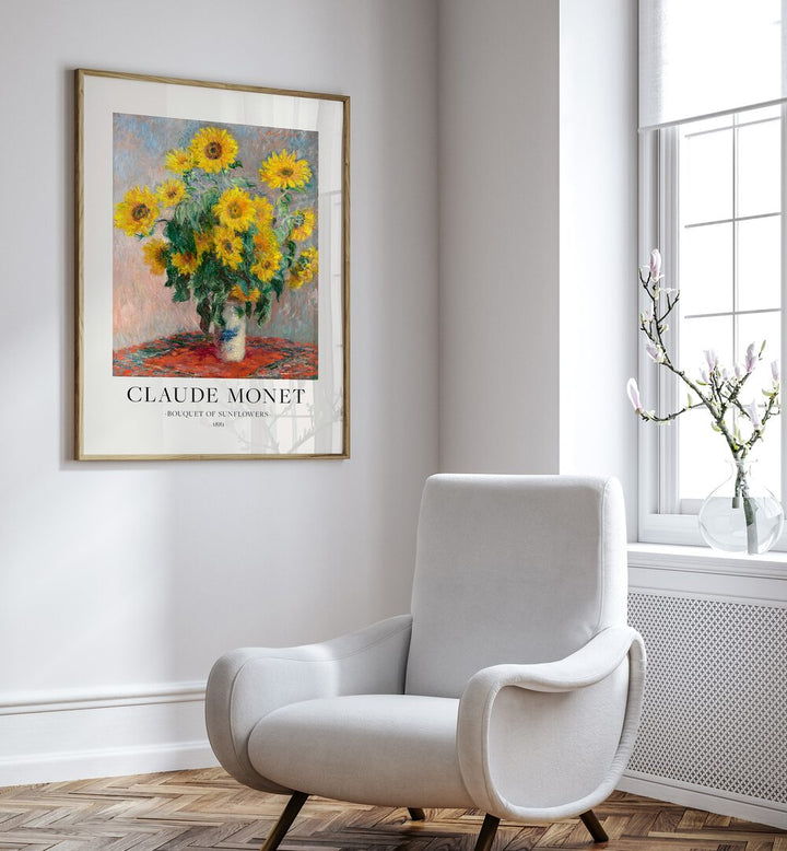 RADIANT SPLENDOR : CLAUDE MONET'S SUNFLOWERS ( 1881) , VINTAGE PAINTINGS
