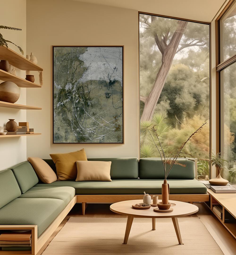 Elevate your space with LAYERS AND MARKS I, ABSTRACT PAINTINGS, a vibrant and captivating art piece.