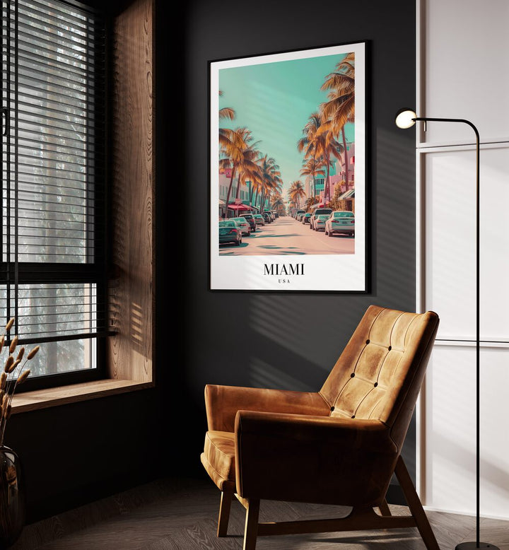 MIAMI - USA , TRAVEL POSTERS