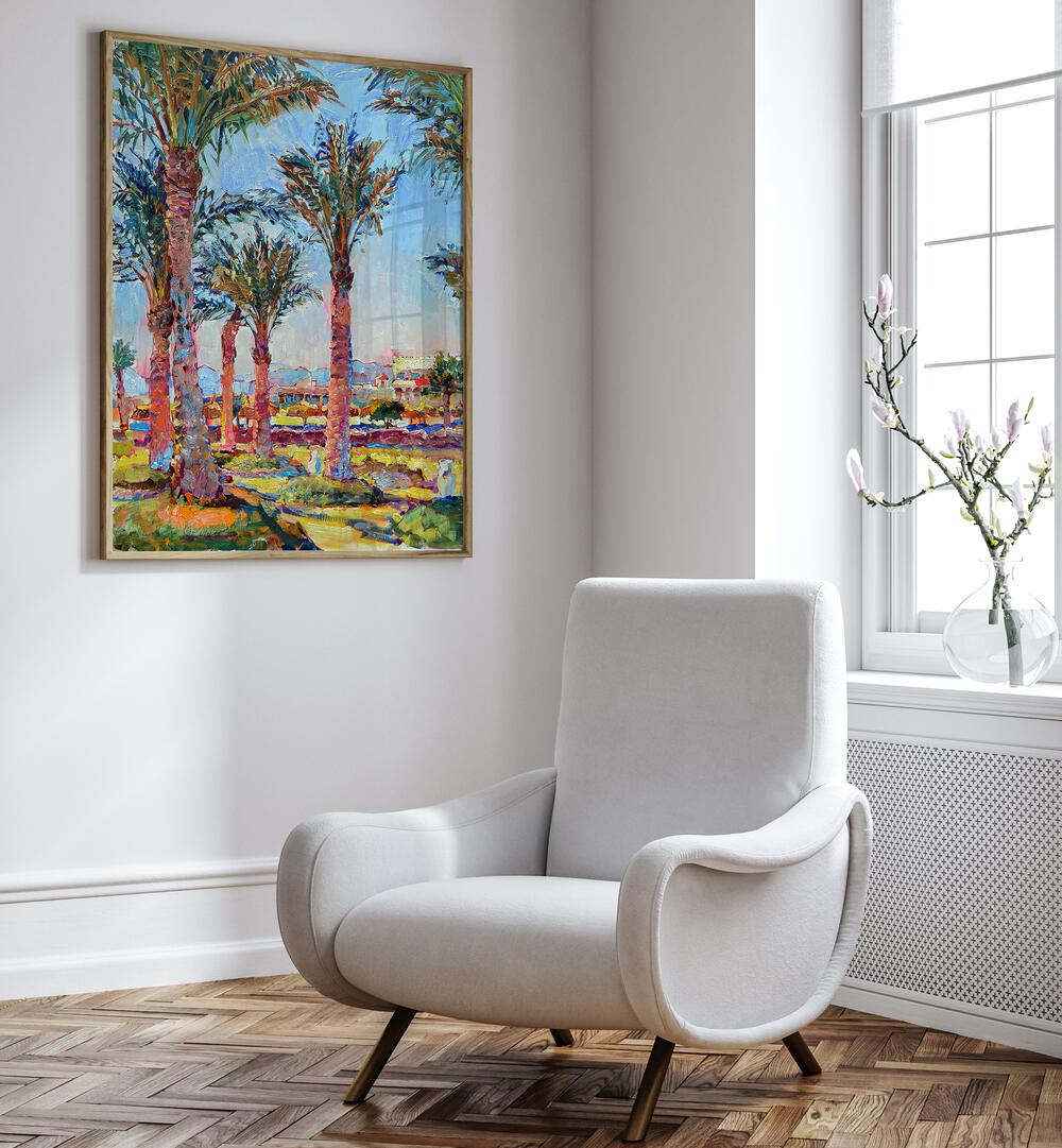 PALM TREES , LANDSCAPE PAINTINGS