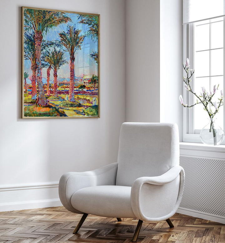 PALM TREES , LANDSCAPE PAINTINGS