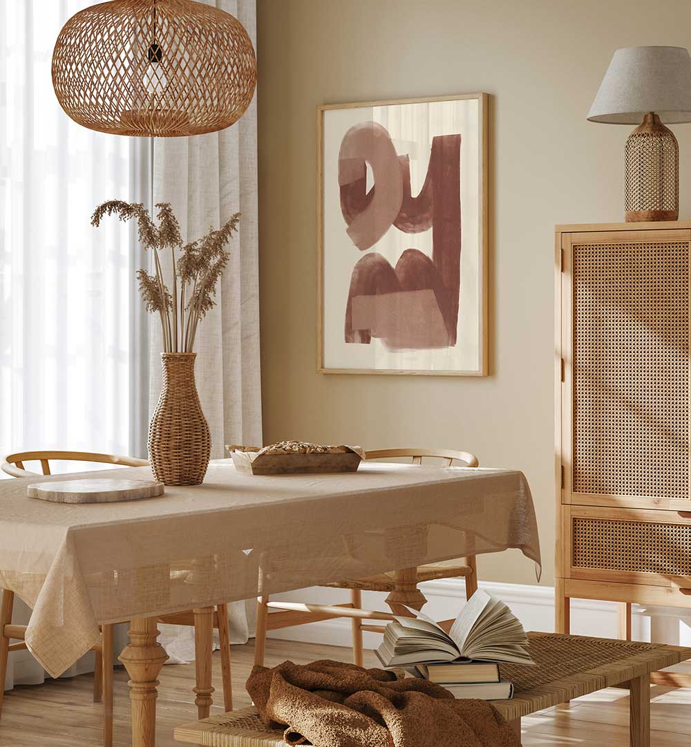 RUSTIC ABSTRACT XIII , ABSTRACT PAINTINGS