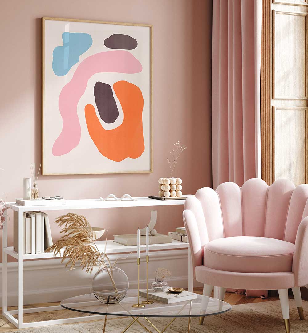 COLOR PASTEL ABSTRACTION , ABSTRACT PAINTINGS