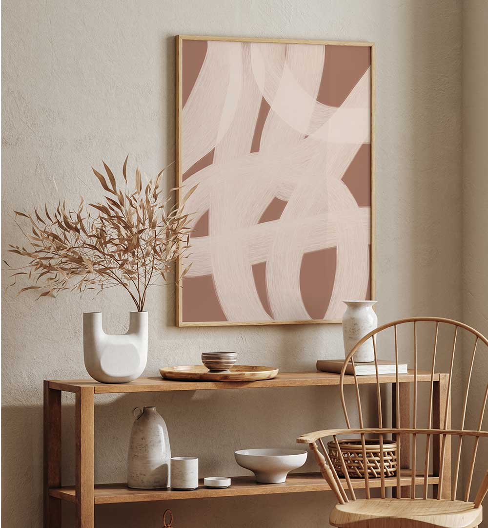 COLOUR PALETTE MOCHA MOUSSE VI , ABSTRACT PAINTINGS