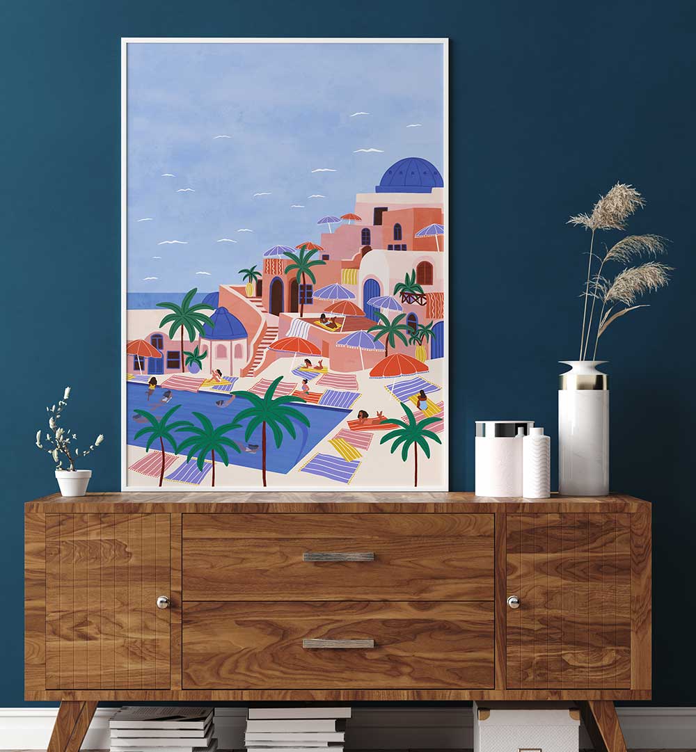 SUMMER VACATION , BEACH PAINTINGS