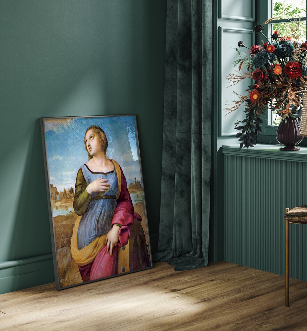 SAINT CATHERINE OF ALEXANDRIA (1507)  , VINTAGE PAINTINGS