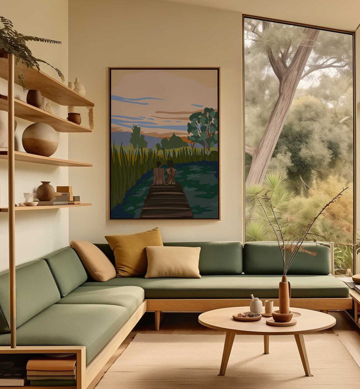 OH MIRROR IN THE SKY , LANDSCAPE PAINTINGS