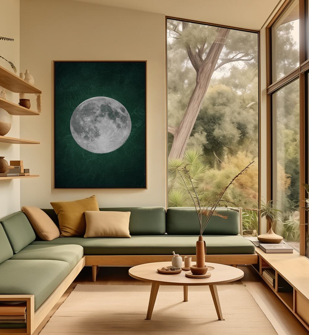 Elevate your space with the JADE MOON III, ZODIAC poster, blending modern design and geometric art effortlessly.