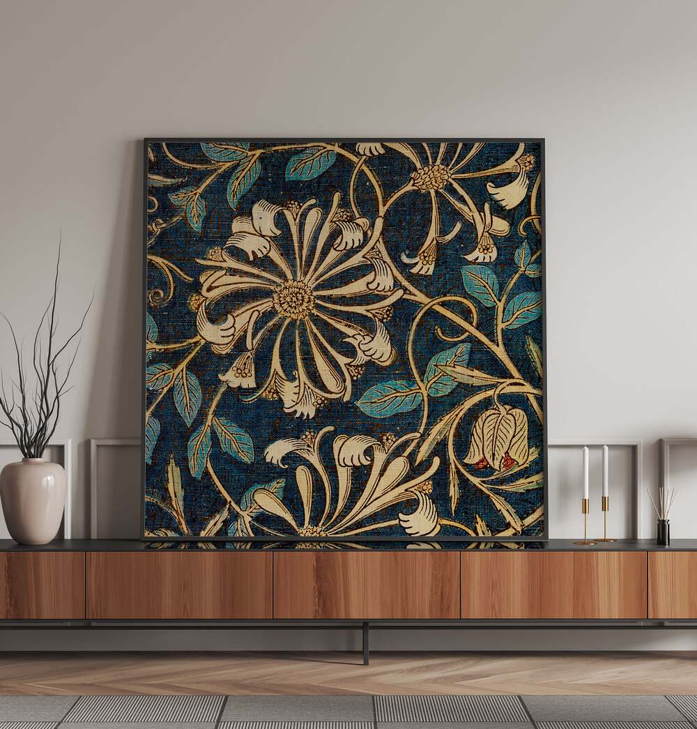 HONEYSUCKLE (1876) , WILLIAM MORRIS PAINTINGS , ARTWORKS BY WILLIAM MORRIS