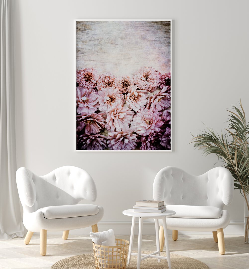 Stunning PINK FLORALS, FLORAL FLOWER PAINTINGS beautify your space with vibrant, delicate brushstroke designs.