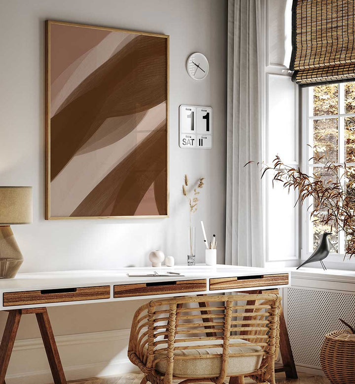 COLOUR PALETTE MOCHA MOUSSE VII , ABSTRACT PAINTINGS