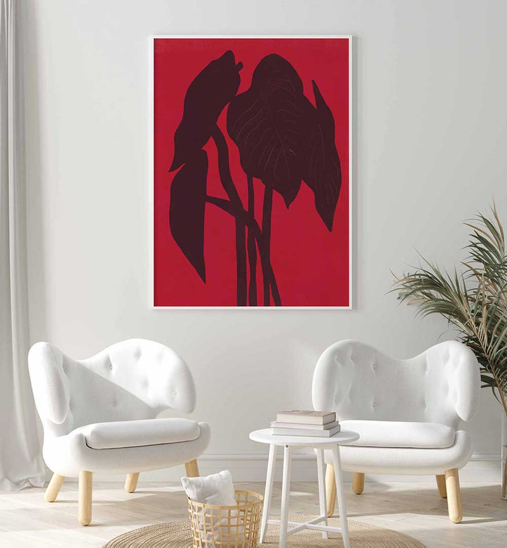 SHADOWED FOLIAGE , FLORAL FLOWER PAINTINGS