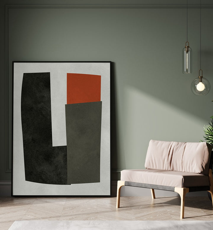 Stylish MODERN SHAPES VII, GEOMETRIC ART PRINTS enhance contemporary interiors with bold designs and colors.