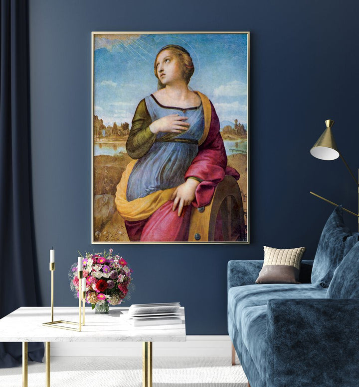 SAINT CATHERINE OF ALEXANDRIA (1507)  , VINTAGE PAINTINGS
