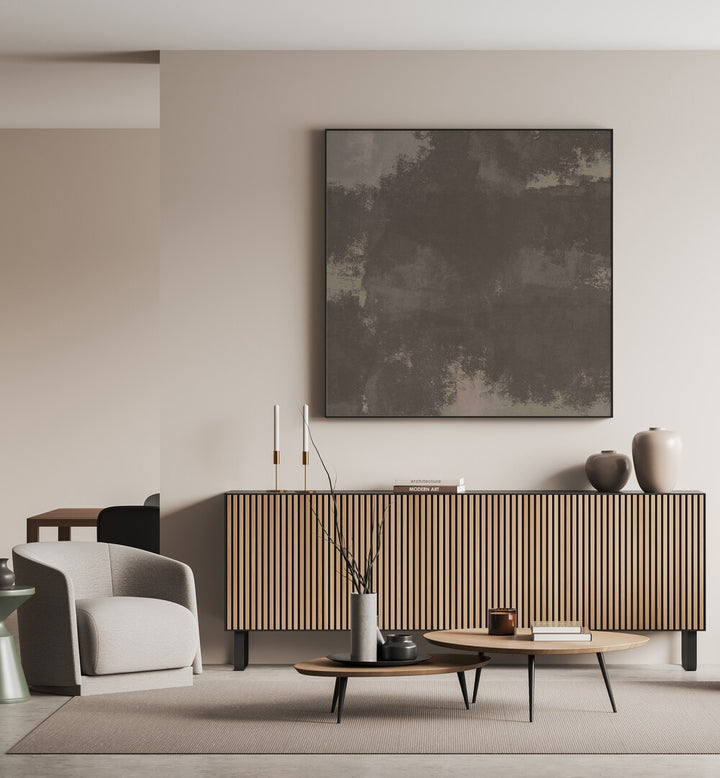 SABATO, ABSTRACT PAINTINGS adorns a stylish interior, merging elegance with modern design for any occasion.