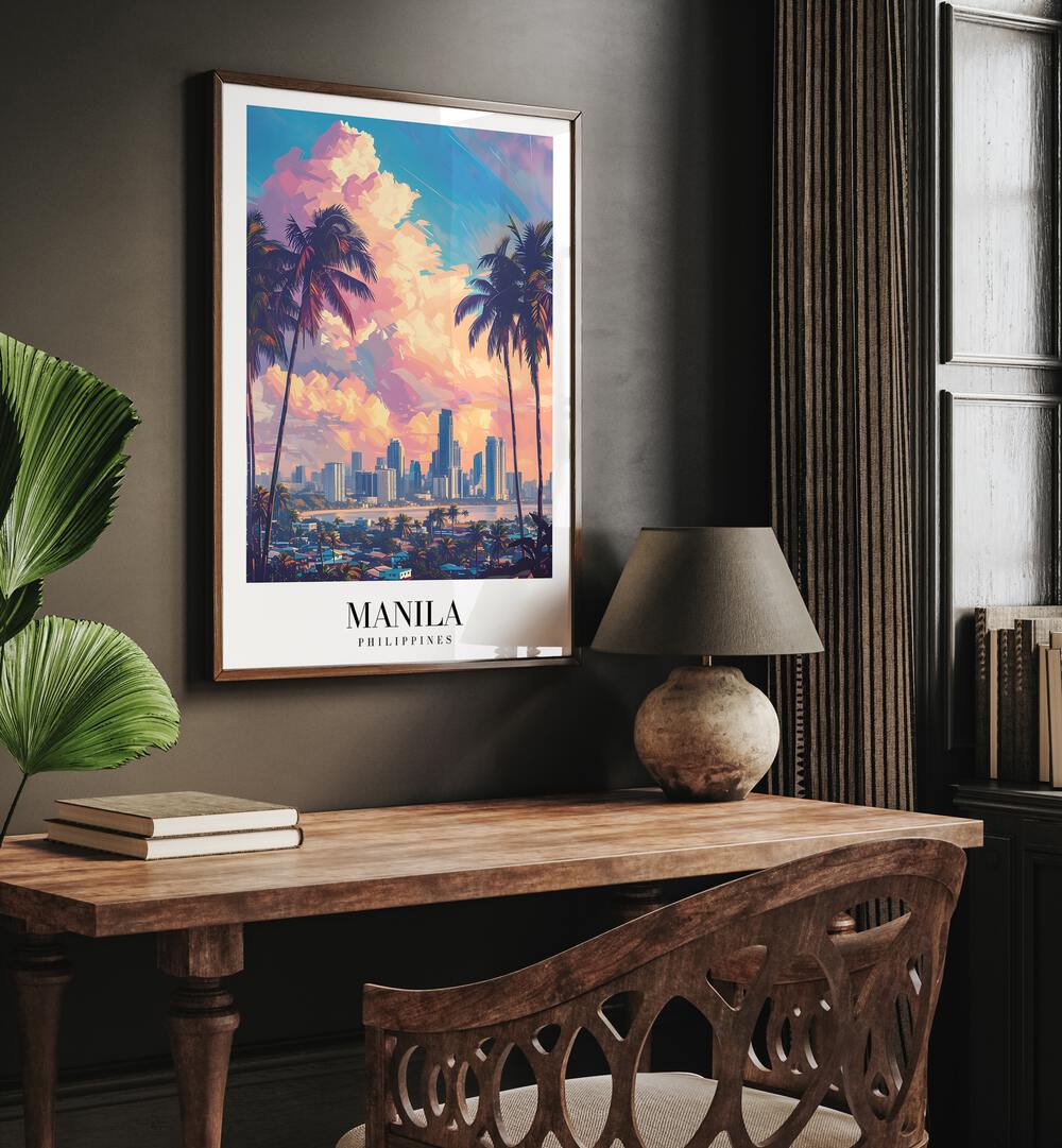 MANILA CITY - PHILIPPINES , TRAVEL POSTERS