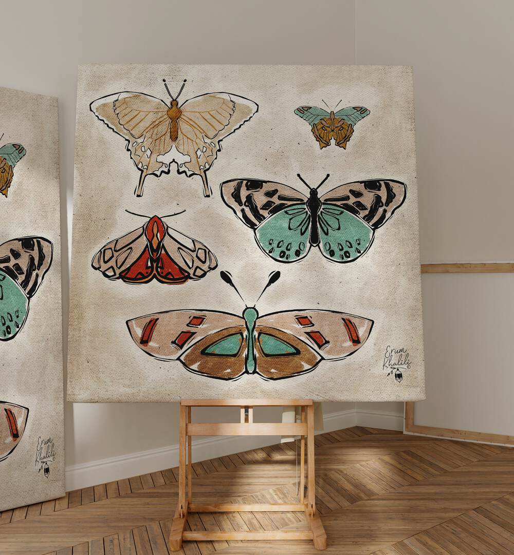 Vintage butterflies showcase exquisite animal paintings, perfect for nature lovers and home decor enthusiasts.