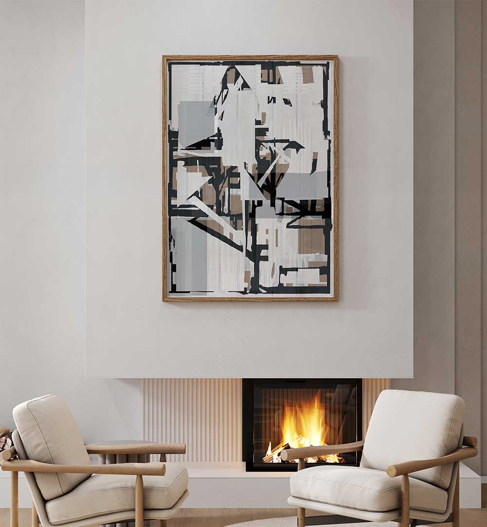 Transform your space with CRACKERJACK II, ABSTRACT PAINTINGS, featuring vibrant colors and artistic depth.