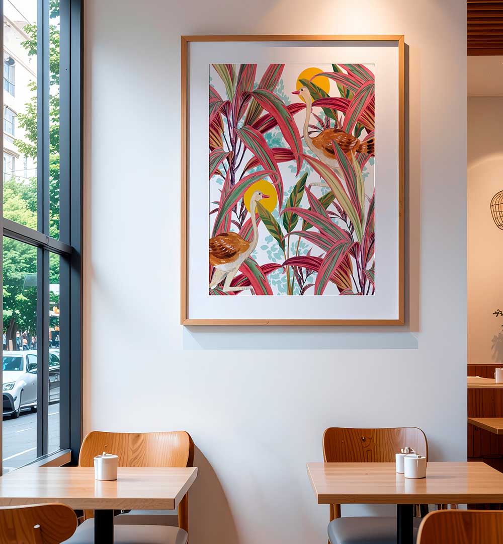 BIRD THAT FEELS THE LIGHT , ANIMAL PAINTINGS