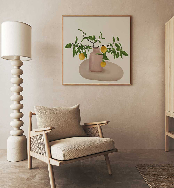 LEMON BRANCHES , BOHO ART PAINTINGS