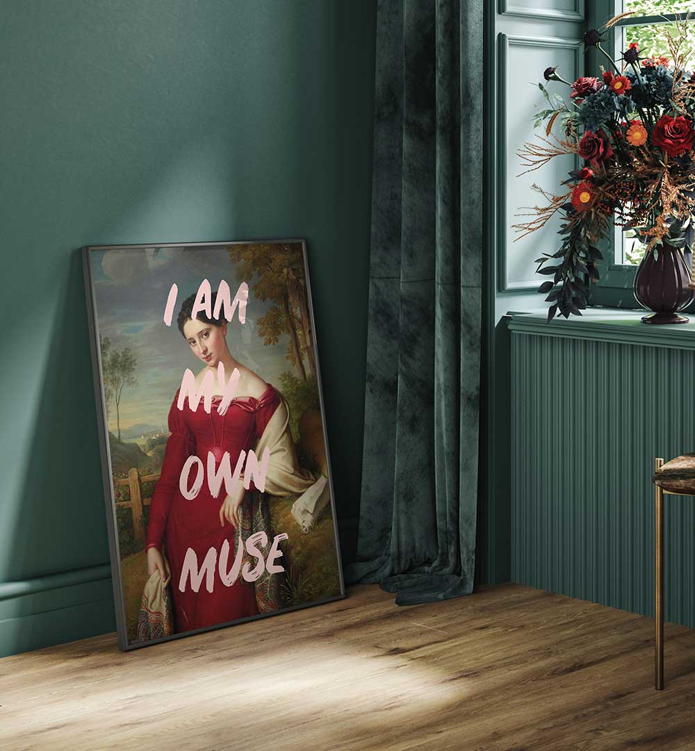 MY OWN MUSE , ALTERED ART PRINTS