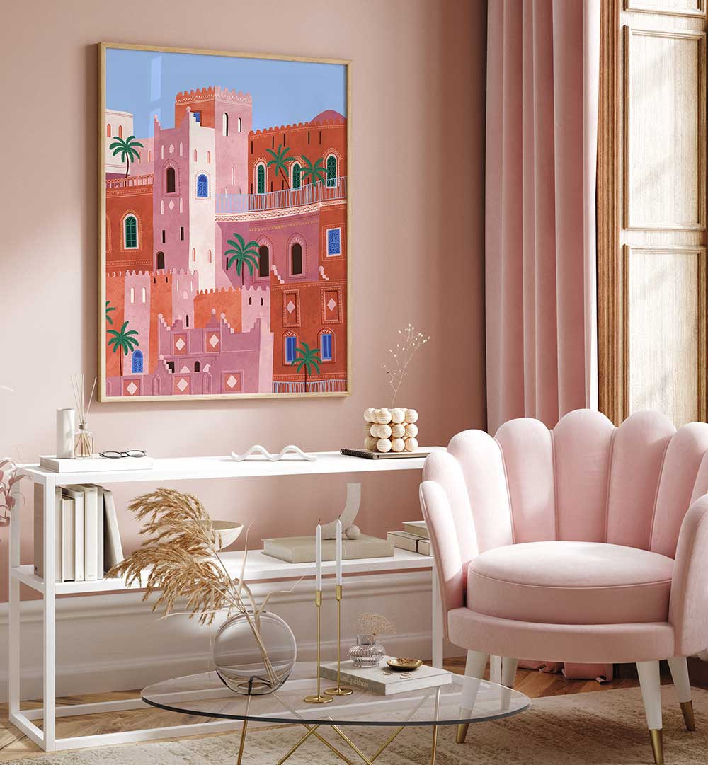 SUNSET IN MOROCCO , TRAVEL POSTERS