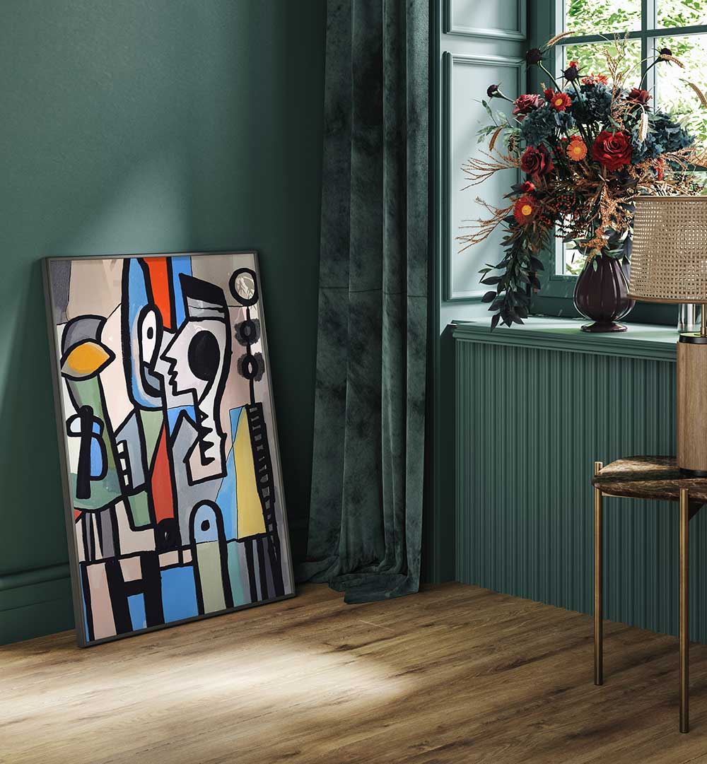 ALKING TO THE PHONE , POP ART PAINTINGS