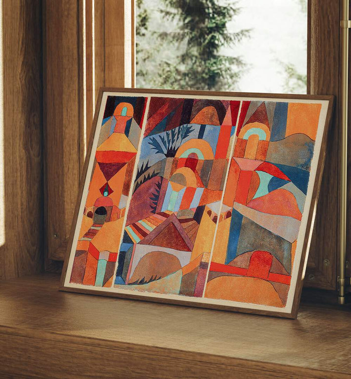 TEMPLE GARDENS (1920) , VINTAGE PAINTINGS