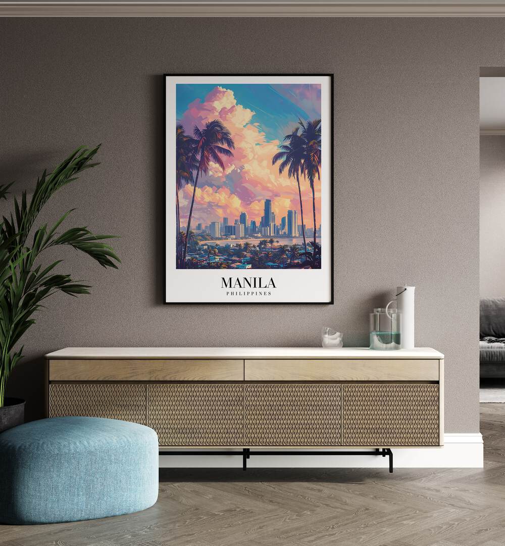 MANILA CITY - PHILIPPINES , TRAVEL POSTERS