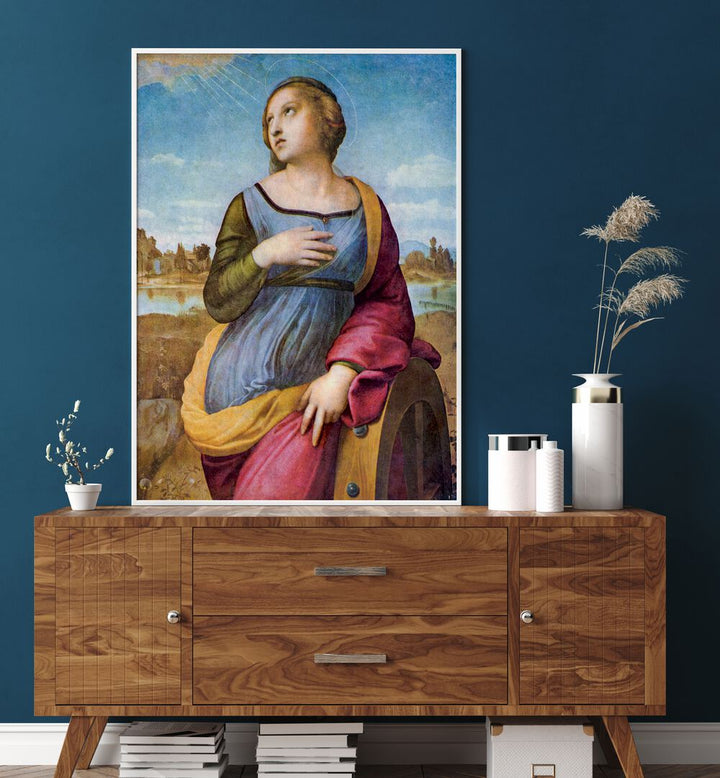 SAINT CATHERINE OF ALEXANDRIA (1507)  , VINTAGE PAINTINGS
