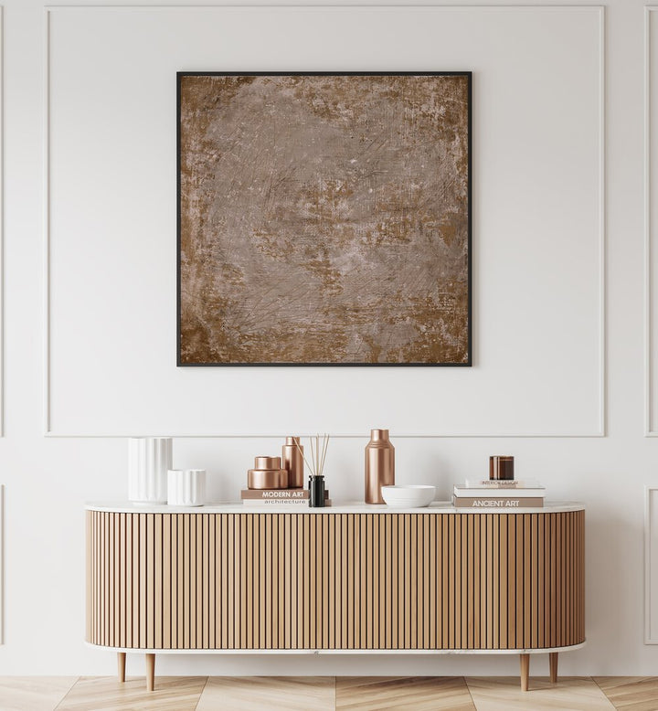 Captivating TEXTURE II, Abstract Paintings enhancing modern decor with a stunning focal point in a stylish interior setting.