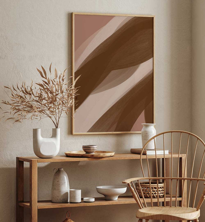 COLOUR PALETTE MOCHA MOUSSE VII , ABSTRACT PAINTINGS