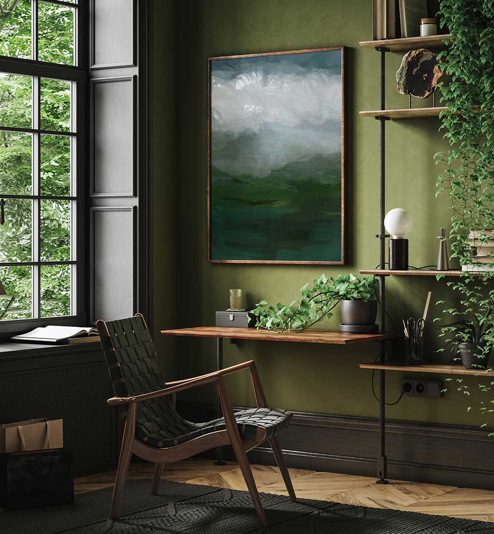 Elevate your space with ROUGH SEAS OIL III, LANDSCAPE PAINTINGS that capture the ocean's raw beauty and energy.