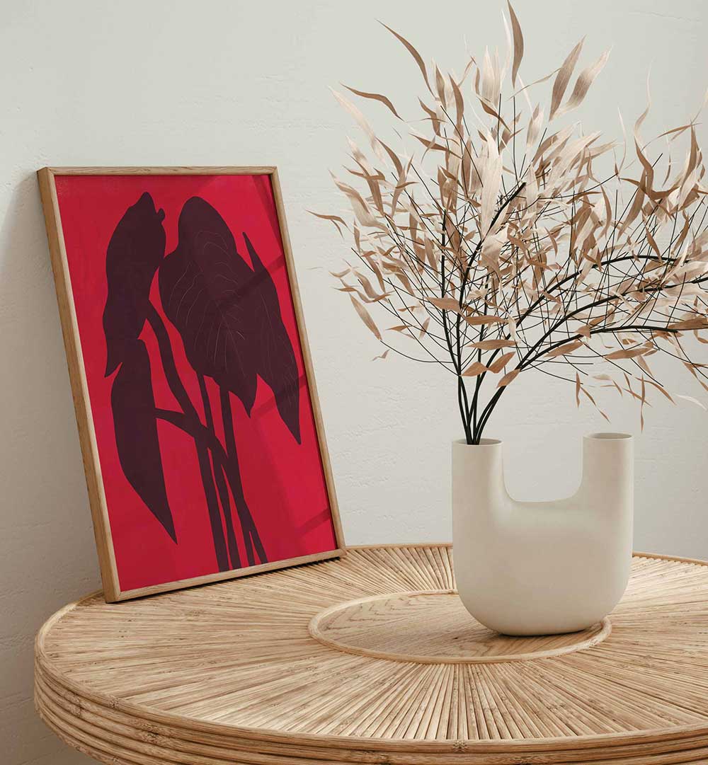 SHADOWED FOLIAGE , FLORAL FLOWER PAINTINGS