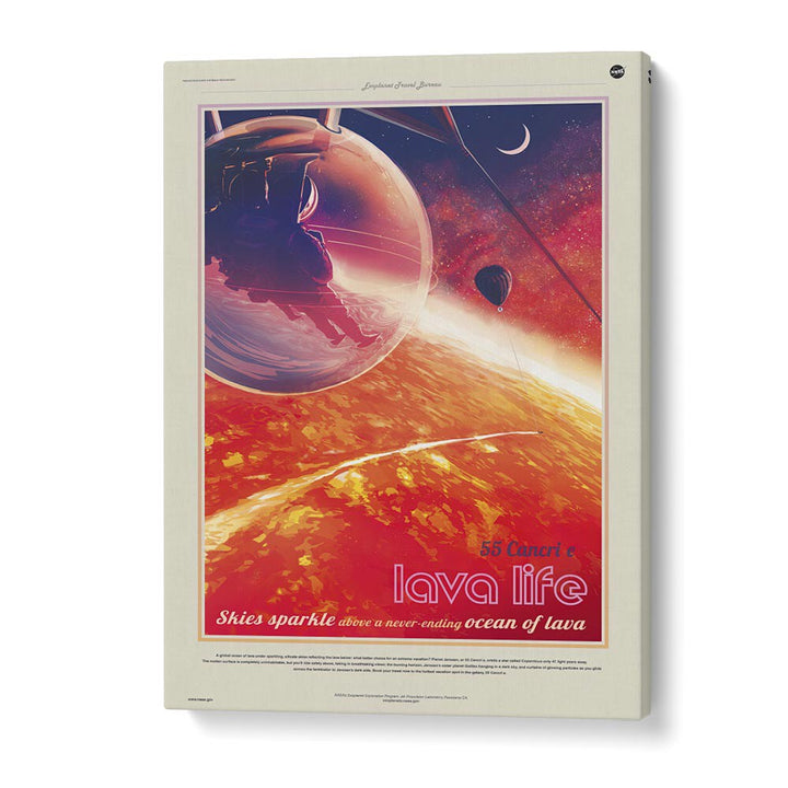 55 Cancri E Astronaut & Nasa Paintings, Space Art Prints Artwork in Gallery Wrap
