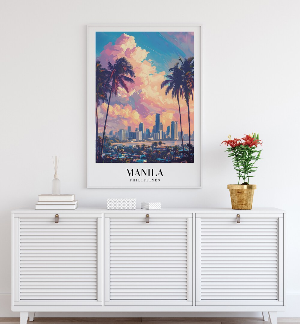 MANILA CITY - PHILIPPINES , TRAVEL POSTERS