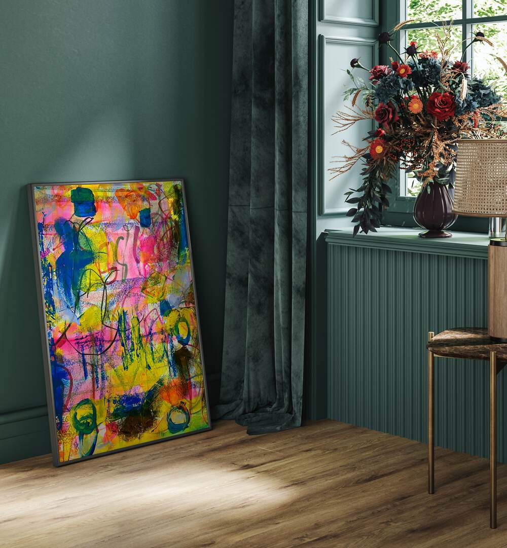 Vibrant DAY VIII, ABSTRACT PAINTINGS transforms your space with dynamic, expressive art, perfect for any decor.