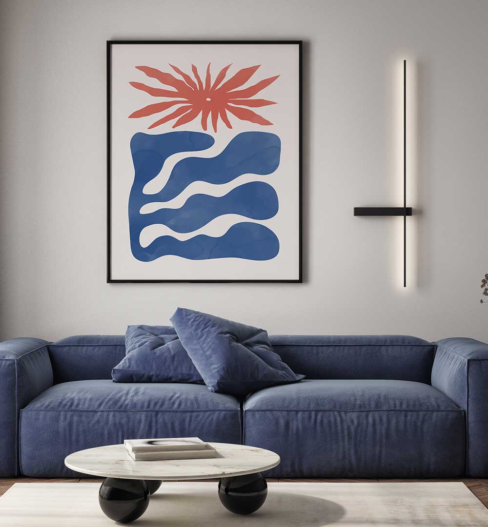 WATERCOLOR RED FLORAL , ABSTRACT PAINTINGS