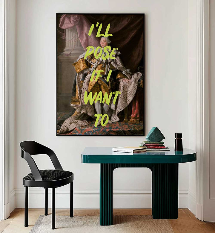 NEON POSER KING , ALTERED ART PRINTS